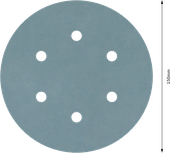 Шлифовальный диск Bosch PRO F355 150 мм, зернистость 1200, с 6 отверстиями.