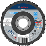Чистящий диск Bosch PRO N377 диаметром 115 мм для работы с различными материалами.
