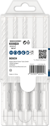 Набор сверл Bosch PRO SDS plus-5X для ударной дрели, 5 штук.