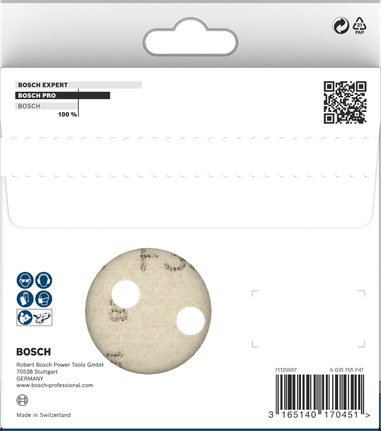 Шлифовальный диск Bosch PRO F355 115 мм, зернистость 240.