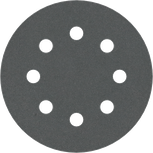 Шлифовальный диск Bosch PRO F355 115 мм G400 с 8 отверстиями.