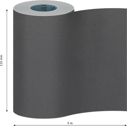 Шлифовальный валик Bosch PRO C355 115 мм x 5 м, зернистость 240.