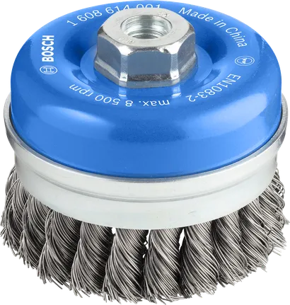 Металлическая щетка Bosch PRO Heavy Cup Brush 90 мм для угловой шлифовальной машины.