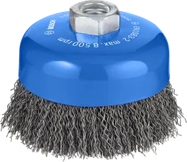 Щетка Bosch PRO Metal clean Cup Brush, 100 мм, для угловых шлифовальных машин.