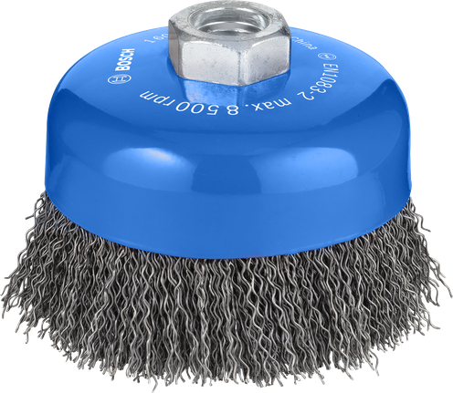 Щетка Bosch PRO Metal clean Cup Brush, 100 мм, для угловых шлифовальных машин.