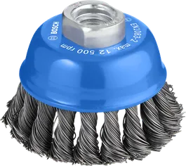 Металлическая щетка Bosch PRO Heavy Cup Brush 75 мм для угловых шлифовальных машин.