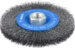 Проволочная щетка Bosch PRO Metal clean для обжима проволоки диаметром 115 мм.