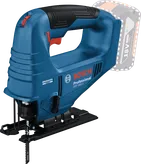 Аккумуляторный лобзик Bosch GST 183-LI с видимым отсеком для аккумулятора.