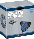 Колесная щетка Bosch PRO Metal heavy X-Lock с проволочной щеткой, диаметр 115 мм, для металла.