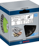 Щетка Bosch PRO из нержавеющей стали, 75 мм.
