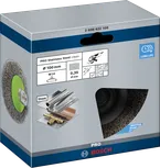 Щетка Bosch PRO из нержавеющей стали с косым срезом, 100 мм, M14.