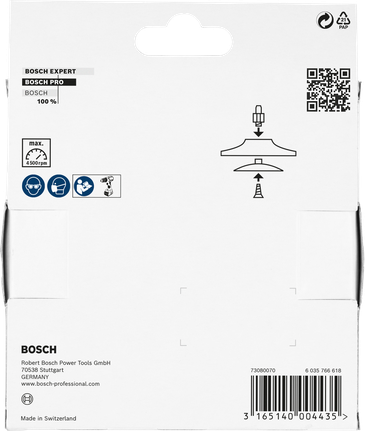 Опорная тарелка Bosch PRO 125 x 8 мм.