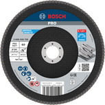 Лепестковый диск Bosch PRO X571 180 мм G60 для металла.