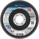 Лепестковый шлифовальный диск Bosch PRO X571 115 мм G60 для шлифовки металла.