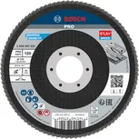 Лепестковый шлифовальный диск Bosch PRO X571 115 мм G120 для шлифовки металла.