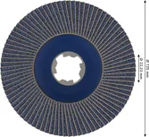 Лепестковый диск Bosch PRO X571 125 мм G60 X-Lock.