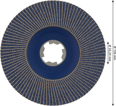 Пластина Bosch PRO X571 125 мм G120 X-Lock.