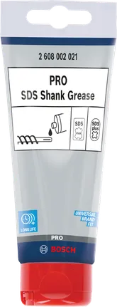Смазка Bosch PRO SDS Shank Grease для ухода за дрелями и зубилами.