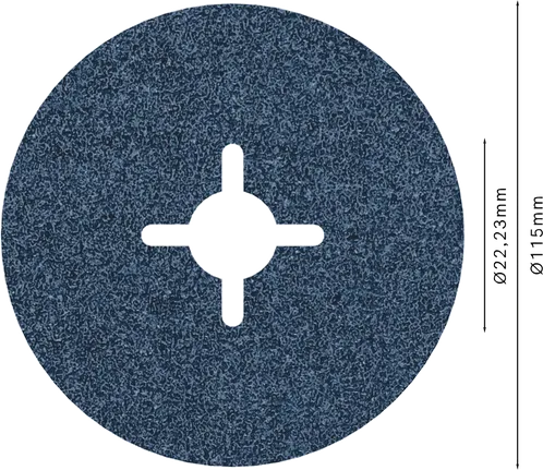 Диск Bosch PRO R574 из фиброцемента, 115 мм, G60, для шлифовки.