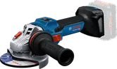 Аккумуляторная угловая шлифовальная машина Bosch GWS 18V-15 S, аккумулятор ProCORE 8 Ач.