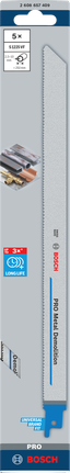 Комплект биметаллических отвальных дисков Bosch PRO Metal Demolition S1225VF.