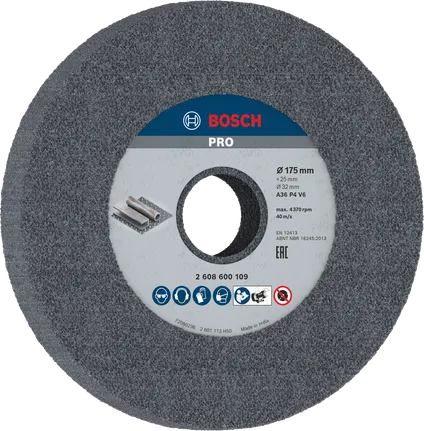 Шлифовальный круг Bosch PRO по металлу 175 x 25 x 32 мм G36.