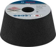 Шлифовальный круг Bosch PRO Stone Conical Cup Wheel 110 мм конической формы для шлифовальных камней.