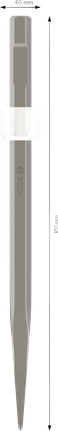 Лопаточное зубило Bosch PRO HEX 19-4C 60x450 мм.