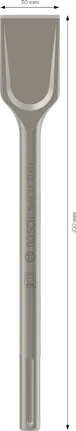 Лопаточное зубило Bosch PRO SDS max-5C 50x350 мм.