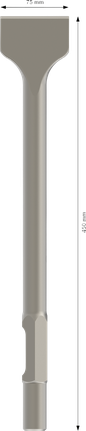 Лопаточное зубило Bosch PRO HEX 30-4C 75 мм x 450 мм.