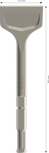 Лопаточное зубило Bosch PRO HEX 22-5C, кромка 115 мм.