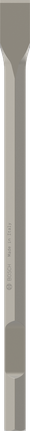 Плоское зубило Bosch PRO HEX 28-4C с шестигранным хвостовиком 35x520 мм.