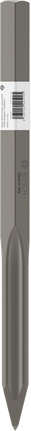 Зубило Bosch PRO HEX 28-5C пикообразное 400 мм.