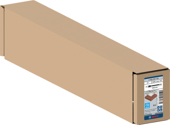 Плоское зубило Bosch PRO SDS max-4C 25×600 мм 5 шт.