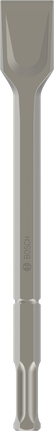 Лопаточное зубило Bosch PRO HEX 22-5C с шестигранным хвостовиком 50x400 мм.