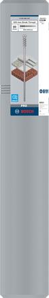 Сверло Bosch PRO SDS max-9 для кладки, предназначенное для сквозного сверления.