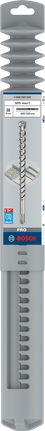 Сверло Bosch PRO SDS-max-7 38x400x520 мм в упаковке.