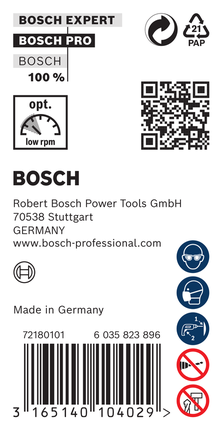 Сверло Bosch PRO Wood HSS для монтажа, 18 x 400 мм.