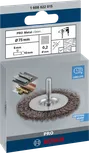 Проволочная щетка Bosch PRO Metal clean диаметром 75 мм для чистки металла.