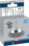 Щетка Bosch PRO Metal clean Cup Brush 70 мм для чистки металлических поверхностей.