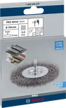 Проволочная щетка Bosch PRO Metal clean диаметром 100 мм для очистки металла.