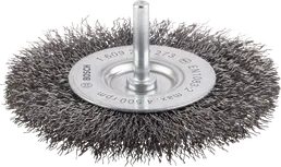 Проволочная щетка Bosch PRO Metal clean с прямым хвостовиком.