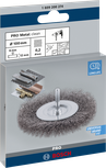 Проволочная щетка Bosch PRO Metal clean диаметром 100 мм для очистки металла.