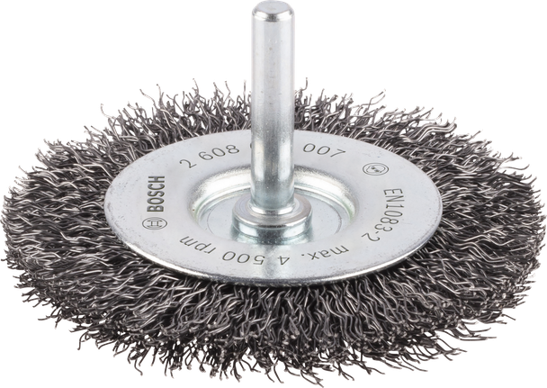 Проволочная щетка Bosch PRO Metal clean с прямым хвостовиком.