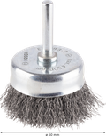Щетка Bosch PRO Metal Clean Cup Brush с прямым хвостовиком, 50 мм.