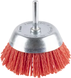 Щетка-чашка Bosch PRO Multi Material с прямым хвостовиком для чистки различных материалов.
