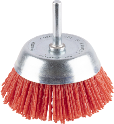 Щетка-чашка Bosch PRO Multi Material с прямым хвостовиком для чистки различных материалов.