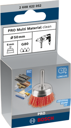 Щетка-колпачок Bosch PRO Multi Material Clean Cup Brush 50 мм G80.