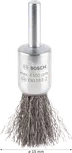 Металлическая щетка Bosch PRO с прямым хвостовиком, диаметр 15 мм.