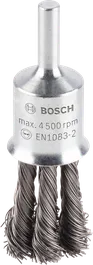 Щетка Bosch PRO Metal с усиленной задней частью и узловатой проволокой.